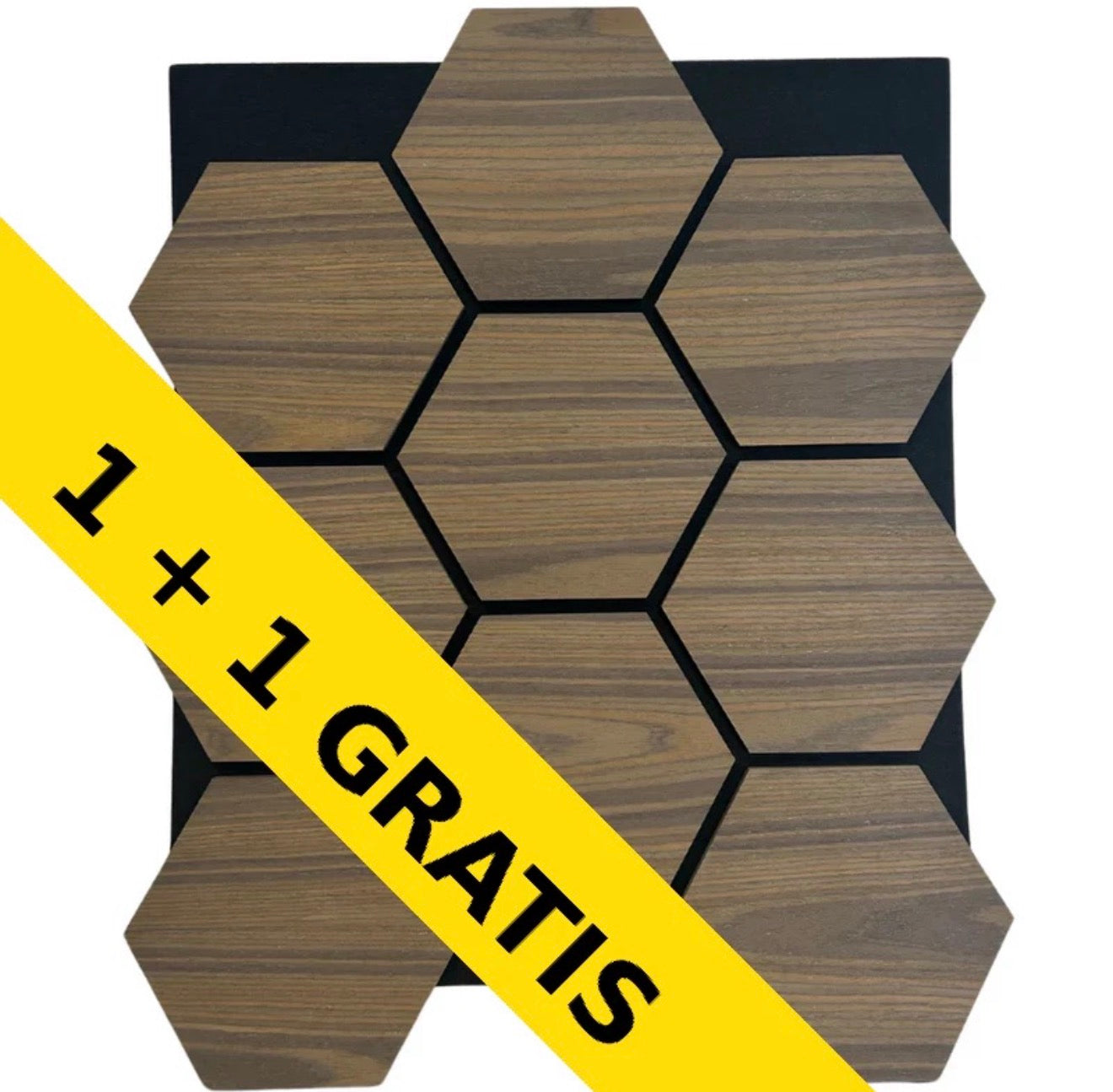Aku Hexagon Smoking Walnut Pakket 4 Stuks Op=Op!!