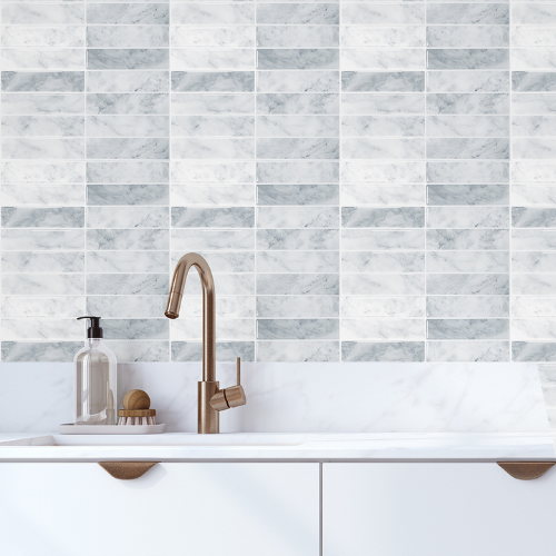 Adesivo Marmo Bianco 5 Stuks