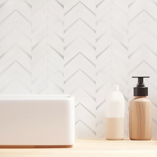 Mosaico Marmo Bianco 5 Stuks