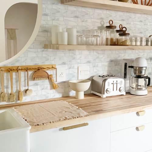 Adesivo Pietre Marmo Bianco 5 stuks