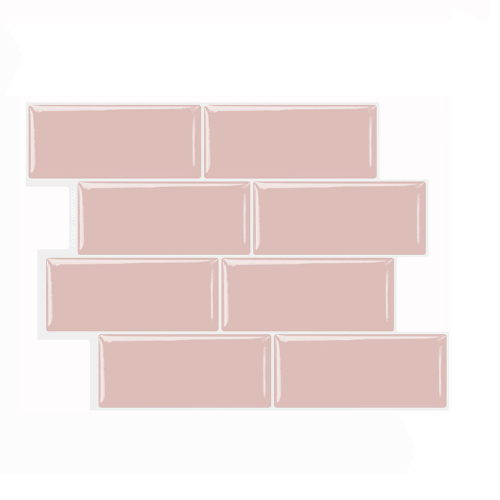 Adesivo Pietre Rosa 5 Stuks
