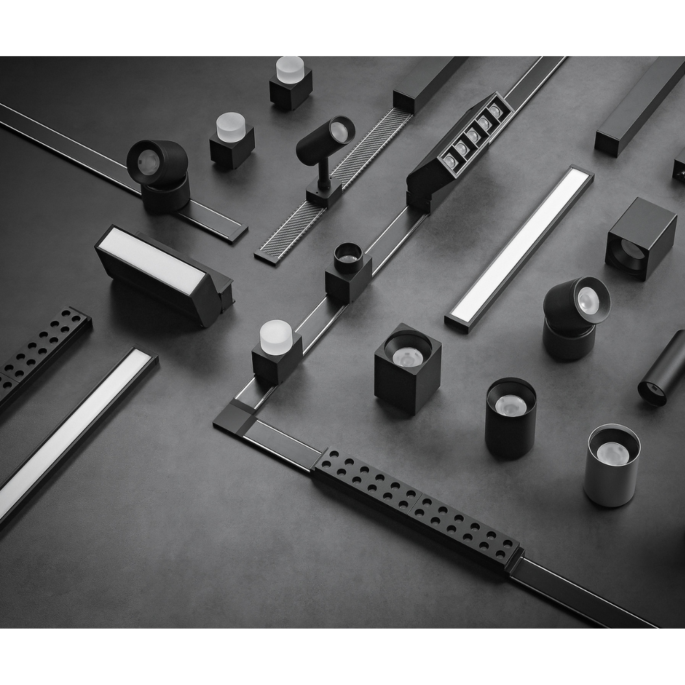 Led Spot Vierkant Zwart