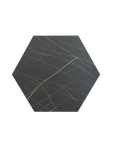 XL Hexagon Black Gold
