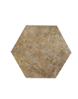 XL Hexagon Slate Brown 1m2