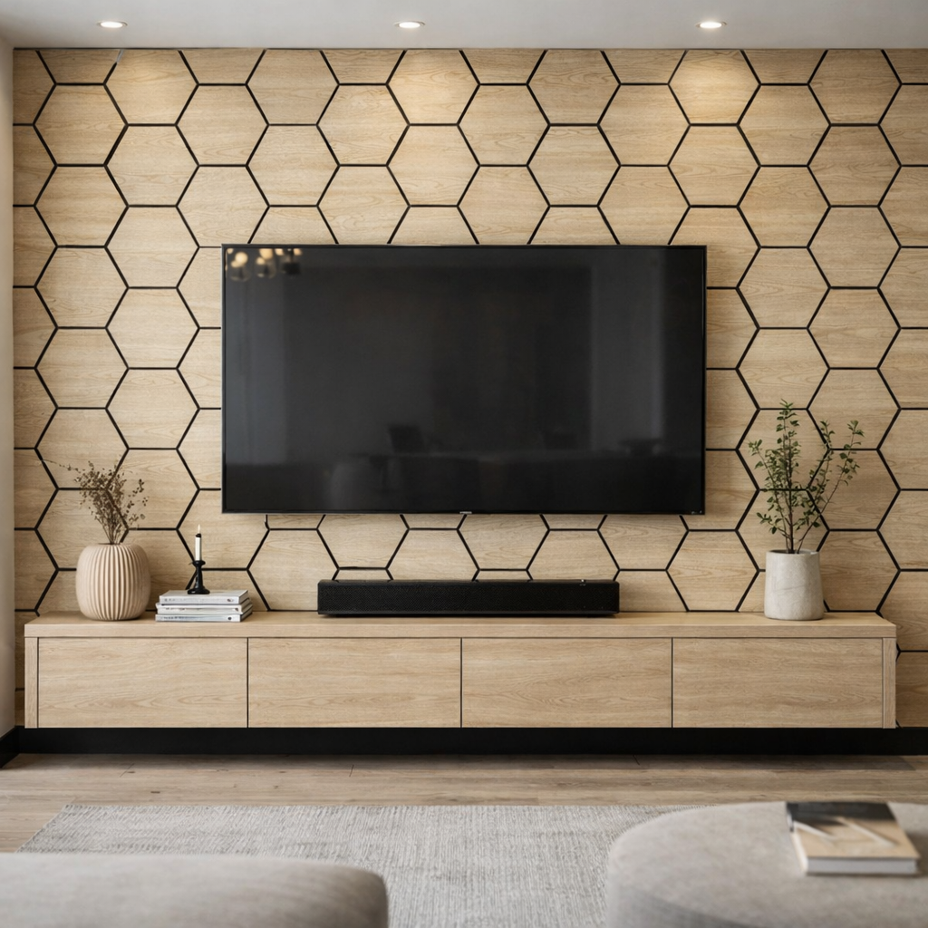 Aku Hexagon Weißeiche
