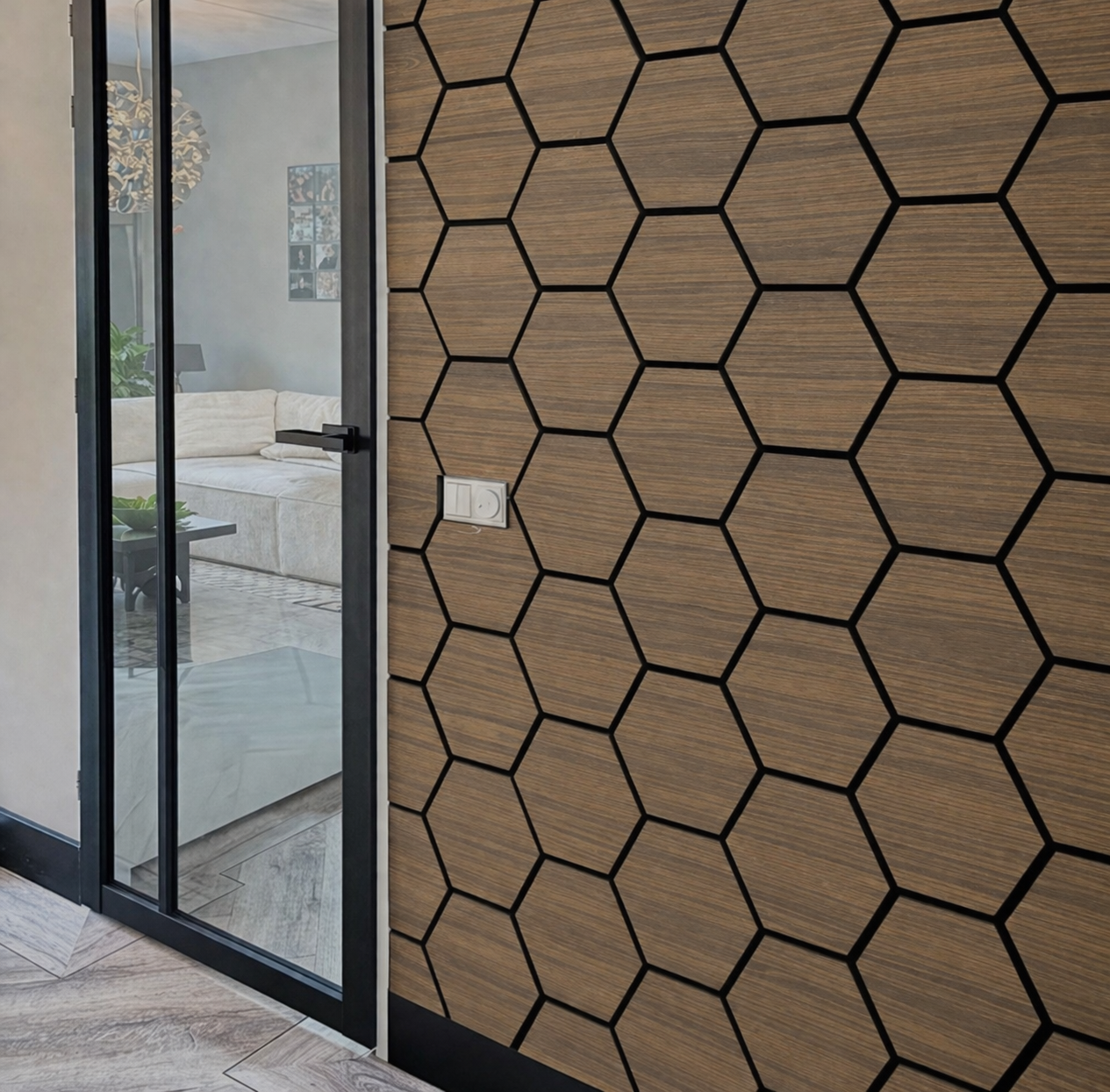 Aku Hexagon Räucherwalnuss